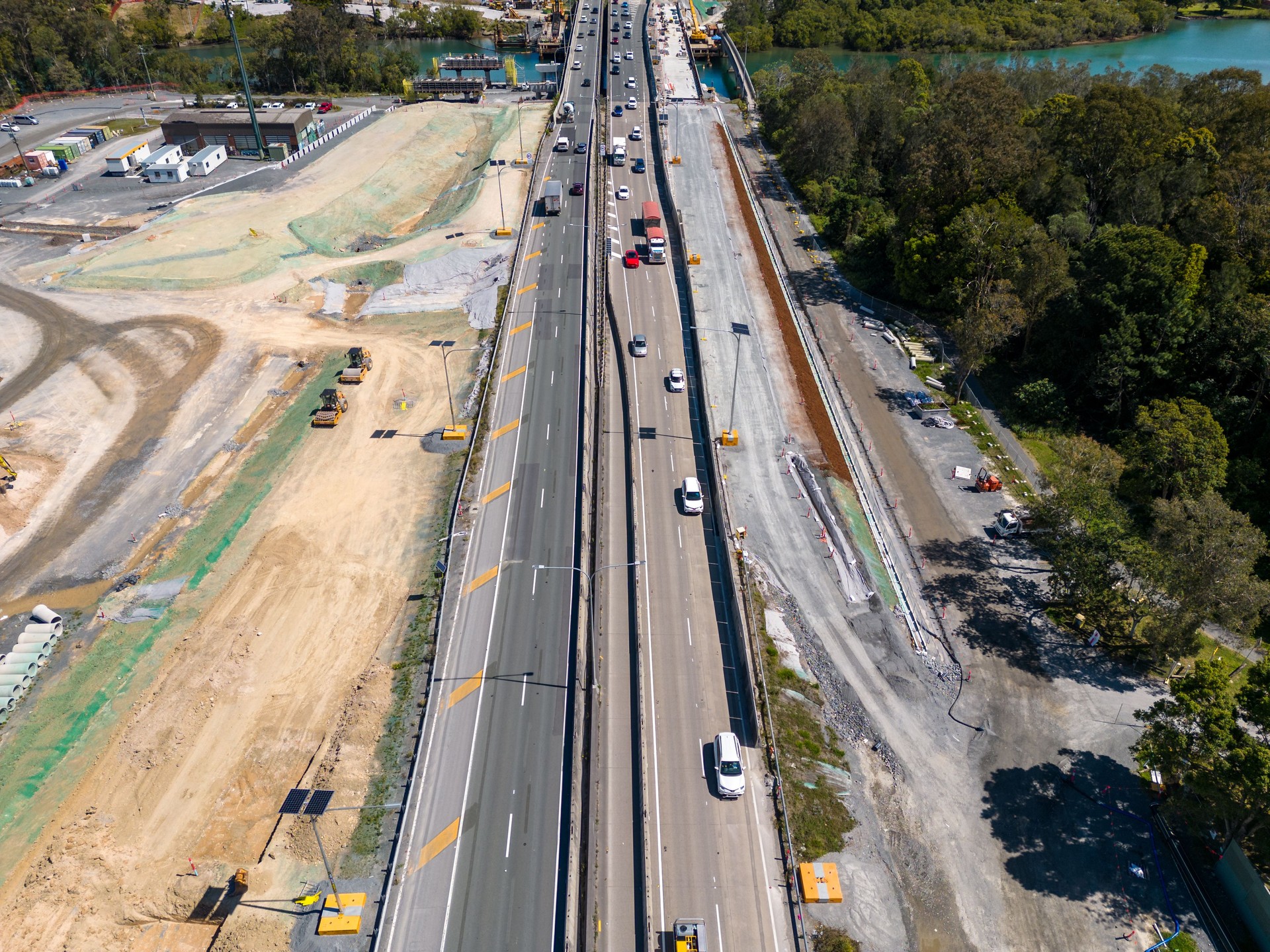 Major highway roadworks